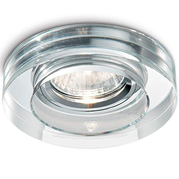 Светильник точечный IDEAL-LUX IL83254 BLUES FI ROUND TRASPARENTE GU10 прозрачній IL83254 фото