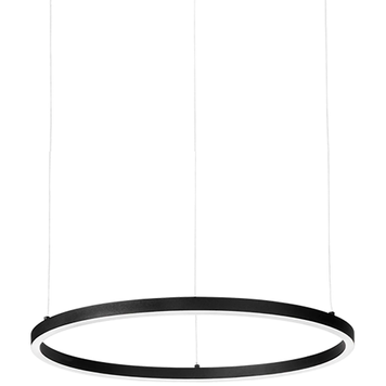 Подвесная люстра IDEAL-LUX IL304397 ORACLE SLIM SP D070 ROUND 40W 4250lm 3000K DALI BK черный IL304397 фото