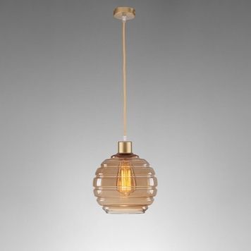 Подвесной светильник IMPERIUM LIGHT Glass Beehive Е27 656119.12.23 золотой/медовый 656119.12.23 фото