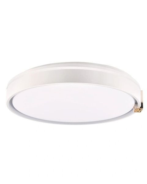 Люстра с пультом светодиодная, потолочный светильник Goldlux 328847 Arletta 40 Led 1x48W 3000K-6000K 5200Lm IP44 Серый 095406 фото