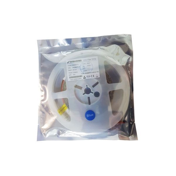 Світлодіодна стрічка RISHANG R9012, 2835-60-IP33-B-8-12 RN0860TA-B e-pcb BLUE R9012 фото