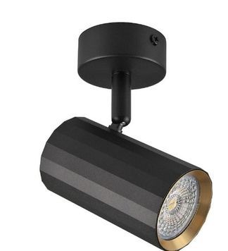 Світильник поворотний, спот Polux Nicea GU10 1x10W IP20 чорний 5901508323415 5901508323415 фото