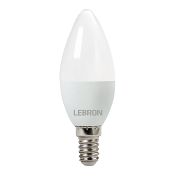 LED лампа LEBRON L-С37, 4W, 220V, Е14, 3000K, 320Lm 11-13-11 фото