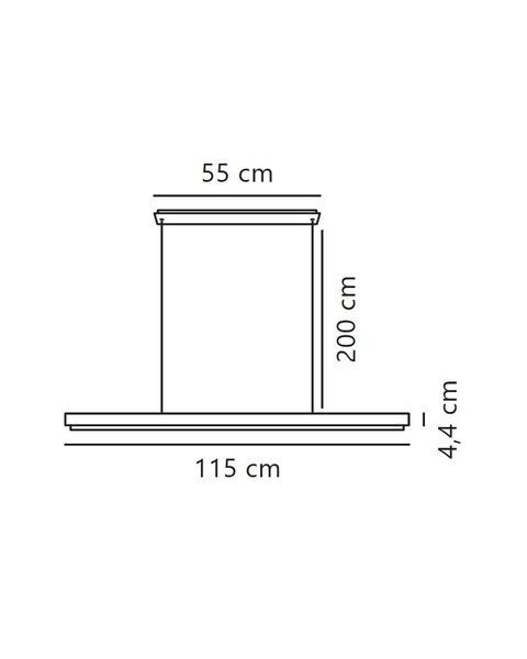 Підвісний світильник, люстра Nordlux 2412053001 Ilgas LED 1x47W 3000K 1800Lm IP20 білий 2412053001 фото
