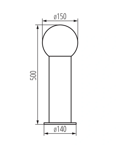 Уличный светильник Kanlux 46083 Stono E27 1x15W IP65 антрацит 46083 фото