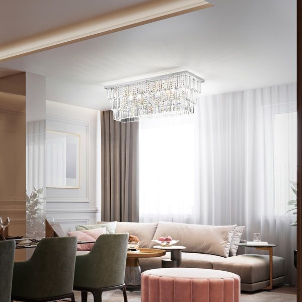 Стельова люстра IDEAL LUX IL213569 MARTINEZ PL8 ORO 8хЕ14&nbsp;IP20 золотий IL213569 фото