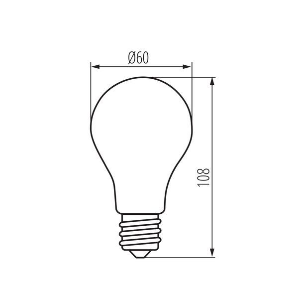 Лампа светодиодная Kanlux 29600 XLED A60 4,5W-WW, A60 4.5W 2700K E27, 320&deg; 29600 фото