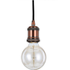 Подвесной светильник IDEAL LUX IL122106 FRIDA SP1 RAME 1хЕ27 IP20 медный IL122106 фото 1