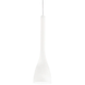 Люстра подвесная IDEAL LUX IL35697 FLUT SP1 SMALL BIANCO 1хЕ27 IP20 белый IL35697 фото 1