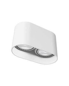 Точковий світильник Nowodvorski 9241 Oval GU10 2x75W IP20 Білий 9241 фото