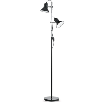 Торшер IDEAL LUX IL61139 POLLY PT2 NERO 2ХЕ27, IP20 черный IL61139 фото