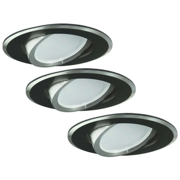 Точечный светильник POLUX 5901508305251 SUN OLAL-IO84WWS2-250 GU10 IP20 BK (3шт) 5901508305251 фото