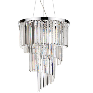 Подвесная люстра IDEAL-LUX IL166247 CARLTON SP12 CROMO 12xЕ14 хром IL166247 фото