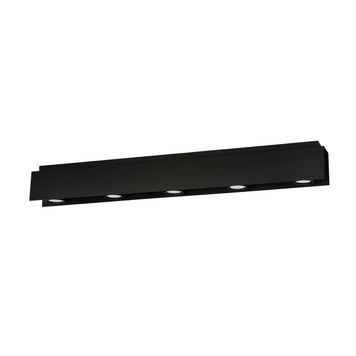 Накладной светильник KENNO 5 BLACK Emibig GU10 IP20 черный 1141/5 1141/5 фото
