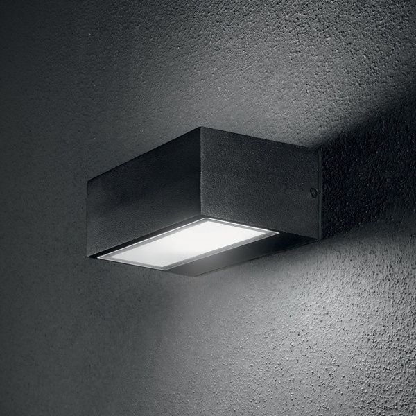 Фасадный светильник IDEAL LUX IL115368 TWIN AP1 ANTRACITE G9 IP44 антрацит IL115368 фото