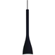 Люстра подвесная IDEAL LUX IL35710 FLUT SP1 SMALL NERO 1хЕ27 IP20 черный IL35710 фото 1