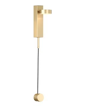 Бра, настенный светильник Kloodi WA-CLOCK 210 5W 3K GD LED 420Lm IP20 золотой WA-CLOCK 210 5W 3K GD фото