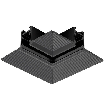 Вбудований горизонтальний кутовий з'єднувач Nowodvorski 11732 NANO-LVM Recessed Horizintal Corner IP20 чорний 11732 фото