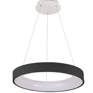 LED светильник VELMAX PL-VERONA-R-Bl, max 40W*2, 2700K-6500K, пульт ДУ, черный, 230V 23-46-32 фото