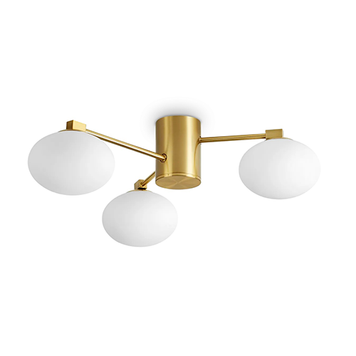 Люстра потолочная IDEAL-LUX IL317007 HERMES PL3 D60 OTTONE 3хG9 латунь IL317007 фото