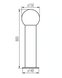 Уличный светильник Kanlux 46085 Stono E27 1x15W IP65 антрацит 46085 фото 7
