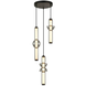 Люстра Italux PND-27372-3A-57W-BK Bruni Led 3x57W 3000K 6638Lm IP20 Черная 071755 фото 1