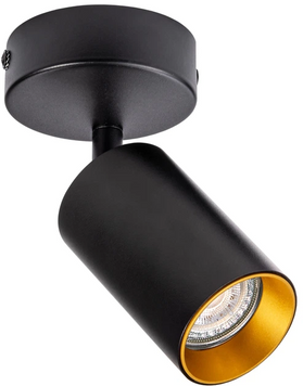 Світильник спотовий OSRAM ETERNAL 1XGU10 чорний з золотистим 4099854588112 фото