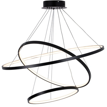 Подвесной светильник, люстра Goldlux 330024 Lea 3 Led 3x60W 4000K 8000Lm IP20 Черный 099038 фото