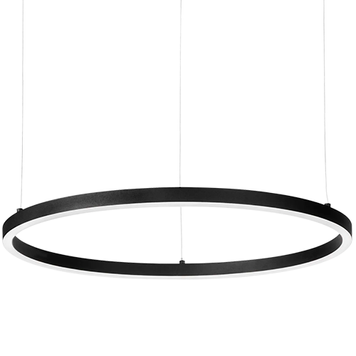 Подвесная люстра IDEAL-LUX IL229508 ORACLE SLIM SP D090 ROUND 3000K ON-OFF BK IL229508 фото