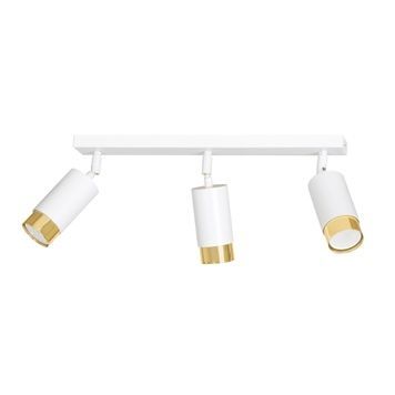 Точковий світильник Emibig HIRO 3 WH/GOLD GU10 IP20 білий, золото 963/3 963/3 фото