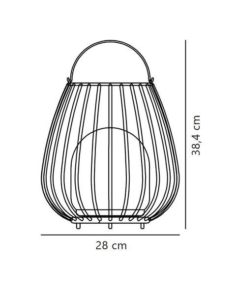 Настольная лампа Nordlux Jim To Go 2218105010 LED 1x3W 2700K 300Lm IP54 серый 2218105010 фото