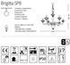 Люстра IDEAL-LUX IL199382 BRIGITTA SP8 TRASPARENTE 8хЕ14 IL199382 фото 3