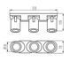 Светильник спот Kanlux 29125 LAURIN EL-3I B, 3xGU10, IP20 29125 фото 2
