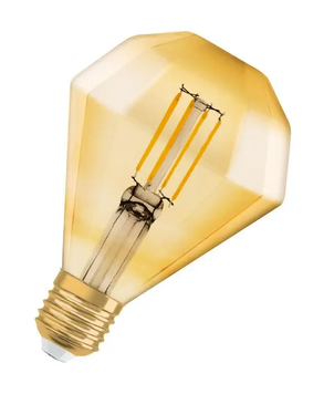 Лампа OSRAM LED 1906 FILAMENT GOLD Diamond 4,5W 470Lm 2500K E27 4058075091955 фото