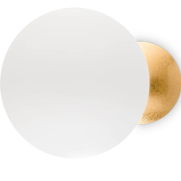 Бра, настенный светильник IDEAL-LUX IL259048 ECLISSI AP SMALL LED 11W 950lm 3000K белый, золотой IL259048 фото