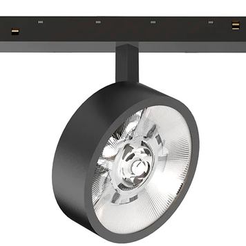 Світильник магнітний трековий IDEAL LUX IL290614 EGO TRACK FLAT SINGLE 9W 1100lm 3000K ON-OFF BK чорний IL290614 фото