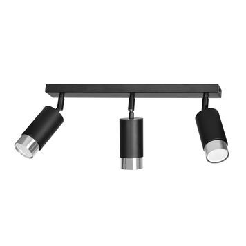 Точковий світильник Emibig HIRO 3 BL/CHROME GU10 IP20 чорний, хром 964/3 964/3 фото
