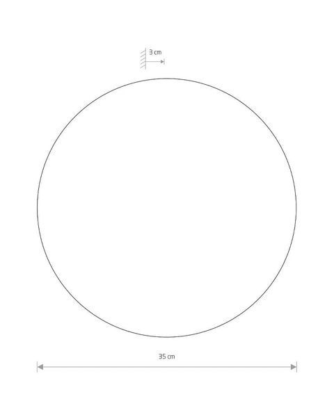 Бра, настінний світильник Nowodvorski 10348 Ring L LED 1x13W 3000K 160Lm IP20 Copper 10348 фото