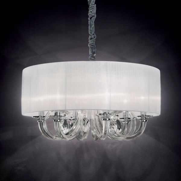Люстра підвісна IDEAL LUX IL35840 SWAN SP3 3хЕ14 IP20 хром IL35840 фото