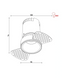 Точечный светильник Kloodi KD-GIRON107 TR 6W 3K 38D BK LED 480Lm IP20 черный KD-GIRON107 TR 6W 3K 38D BK фото 4