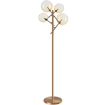 Торшер IDAEL LUX IL348285 EQUINOXE PT4 AMBRA SFUMATO 4хG4 янтарь IL348285 фото