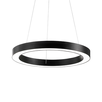 Кольцевая люстра IDEAL-LUX IL222110 ORACLE SP D70 NERO 35W 3800lm 3000K IP20 чёрный IL222110 фото