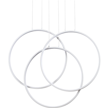 Подвесная люстра IDEAL-LUX IL269351 FRAME SP CERCHIO BIANCO 82W 8950lm 3000K белый IL269351 фото