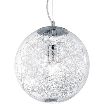 Люстра подвесная IDEAL LUX IL45115 MAPA MAX SP1 D30 1хЕ27 IP20 хром IL45115 фото