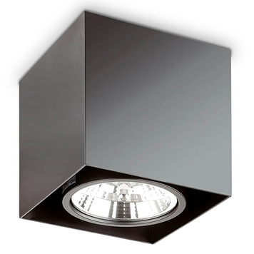 Точечный светильник Ideal Lux IL243931 MOOD PL1 D15 SQUARE NERO GU10 IP20 черный IL243931 фото