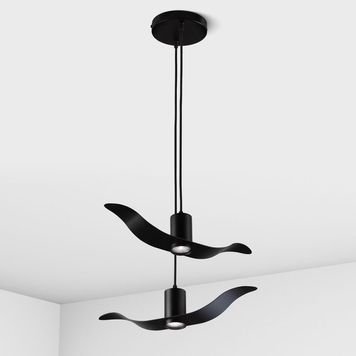 Подвесная люстра IMPERIUM LIGHT Gull 2хMR16 GU10 396245.05.05 черный 396245.05.05 фото