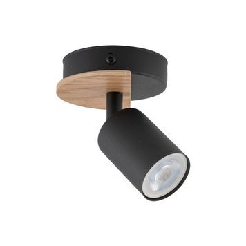 Спот TK-Lighting TKL4673 COVER WOOD GU10 IP20 чорний коричневий TKL4673 фото