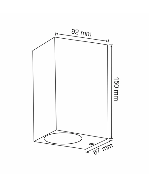 Уличный светильник Polux 5901508303332 Boston GU10 2x10W IP44 BK 5901508303332 фото
