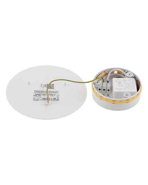 Бра, настінний світильник Nowodvorski 7637 Ring LED 1x7W 3000K 60Lm IP20 Wh 7637 фото