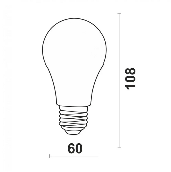 Лампа ULTRALIGHT LED A60 10Вт 4000К E27 49125 фото